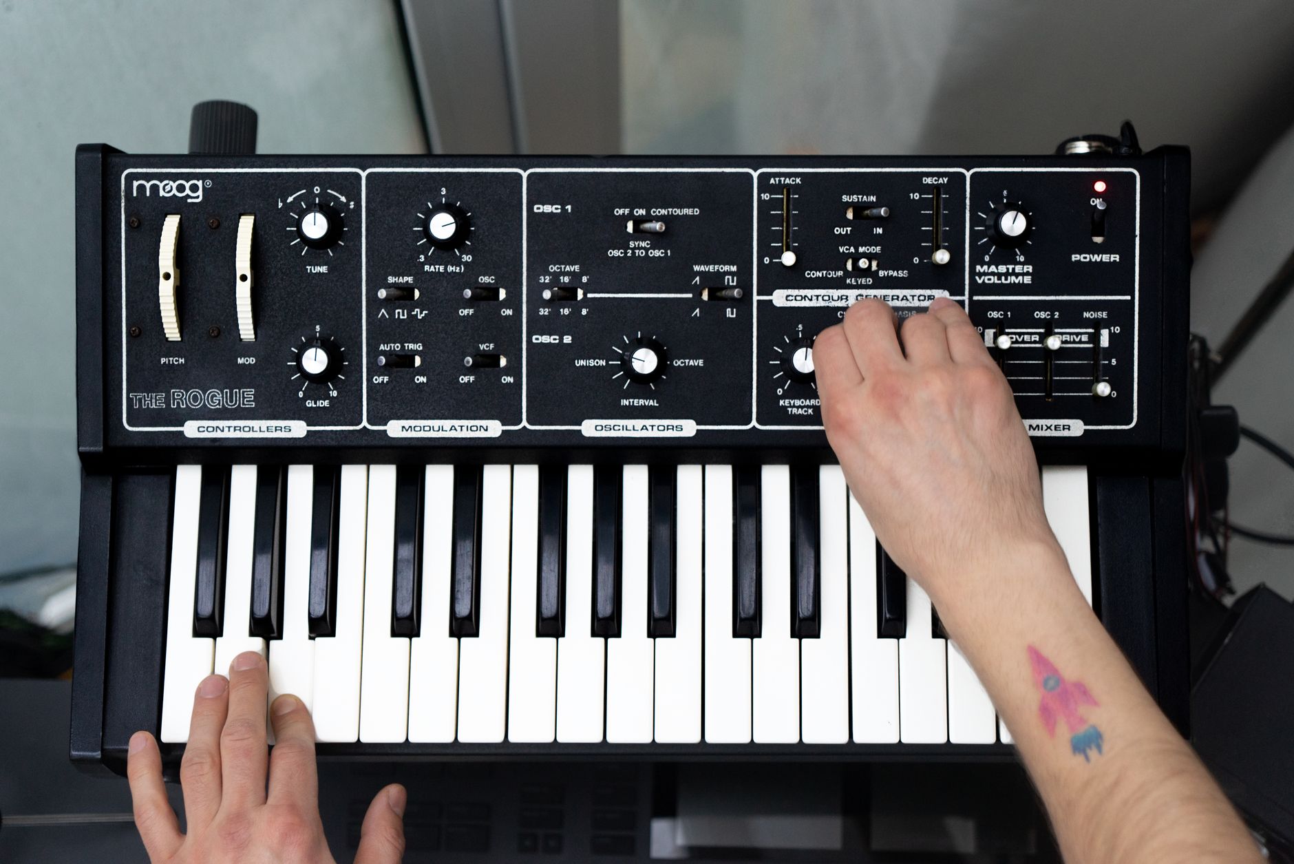 Vintage Analog Synthesizer