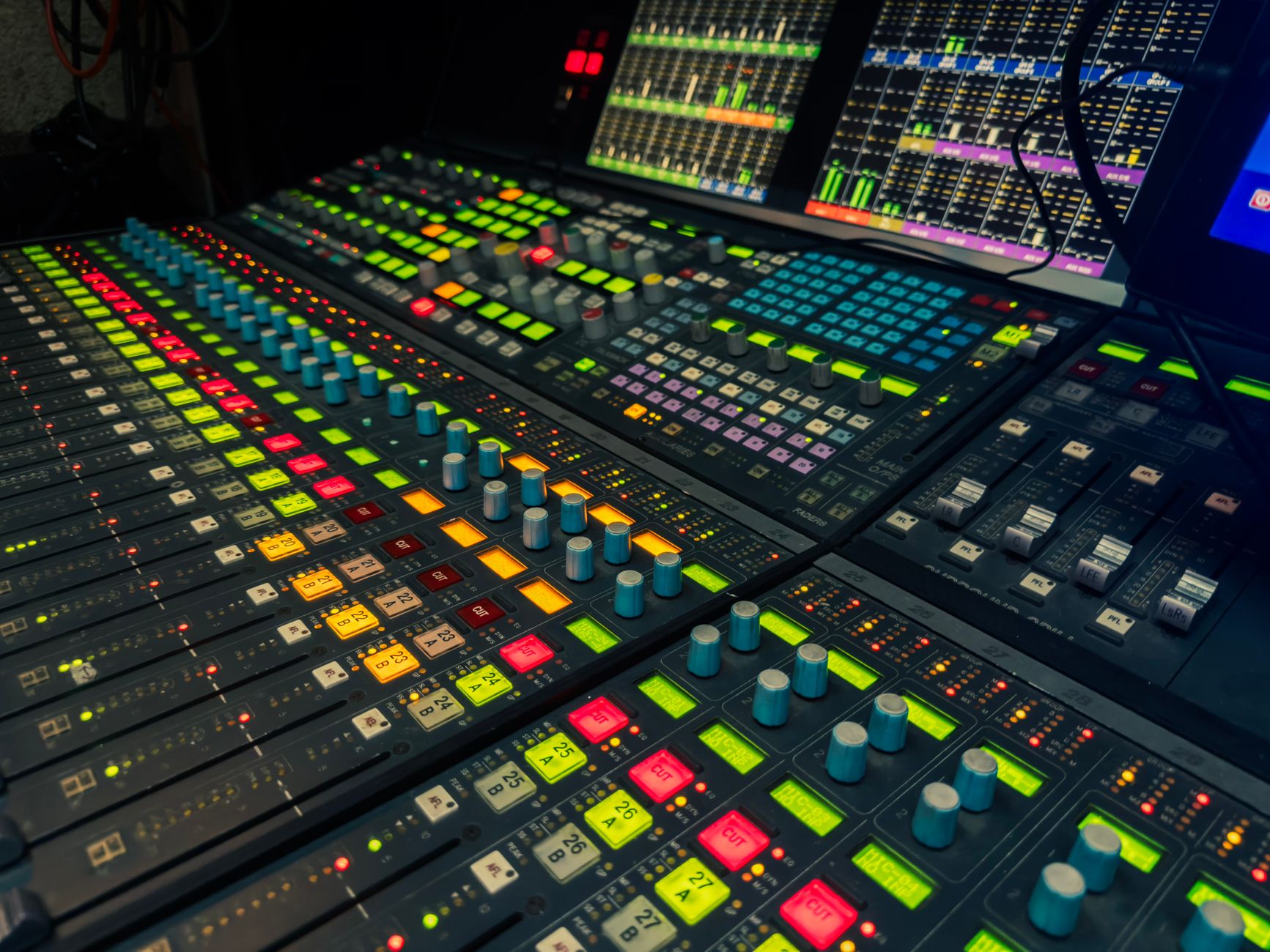 Studio Mixing Console